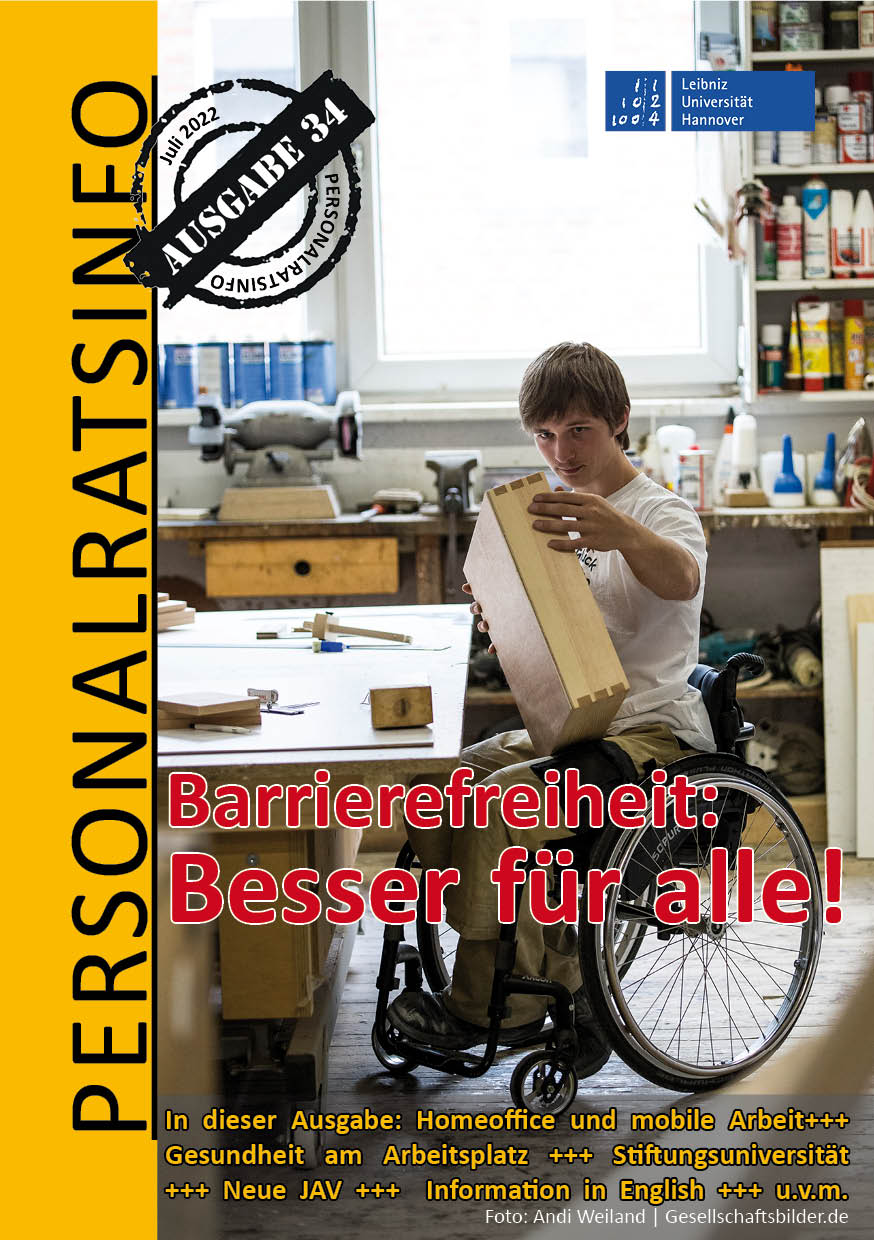 Titelbild der Ausgabe 34 des Personalratsinfos