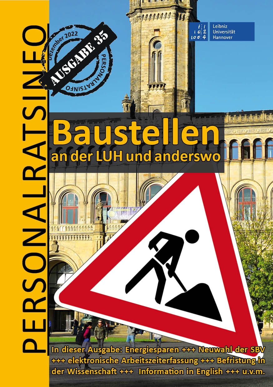 Titelbild der Ausgabe 35 des Personalratsinfos